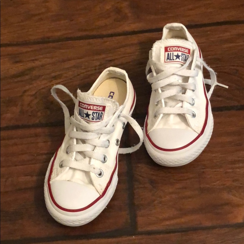 Kids White Converse